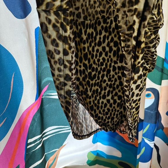 Torrid Animal Print swim dress built in bra 2X D/DD - Picture 5 of 11